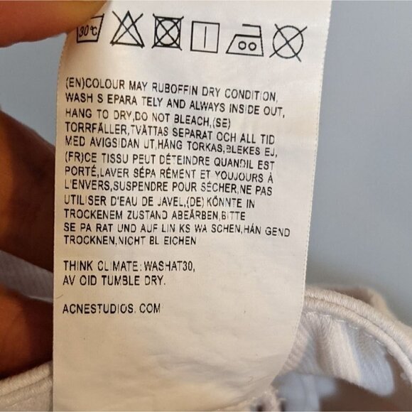 Acne Studios | Skin 5 White Skinny Jeans - Picture 8 of 8